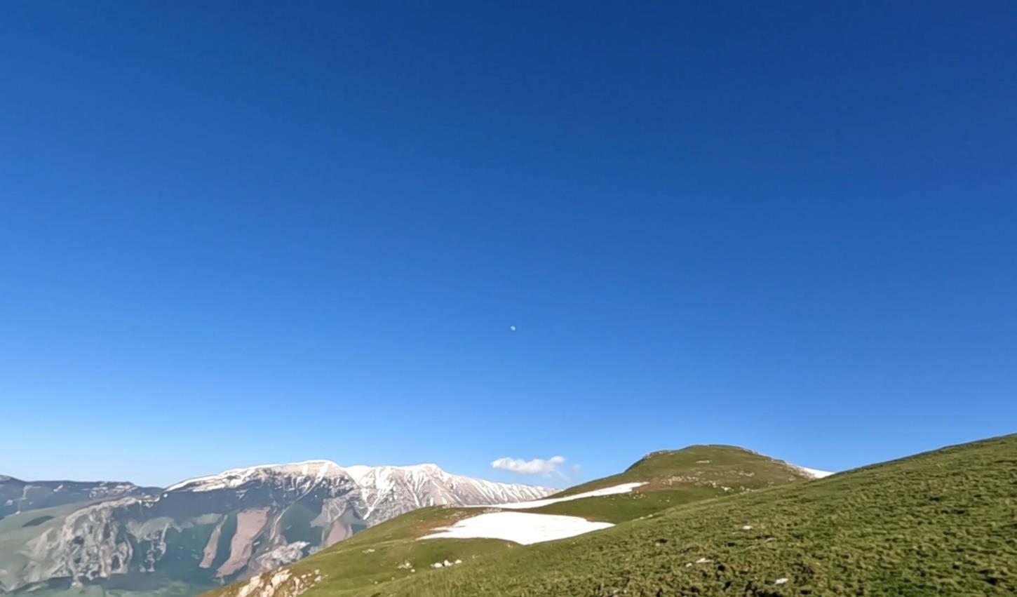 Radente alla vetta del Morrone