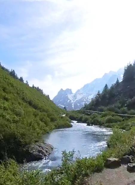 La Dora di Veny lungo la salita